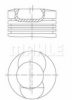 MAHLE ORIGINAL 101 81 00 Piston